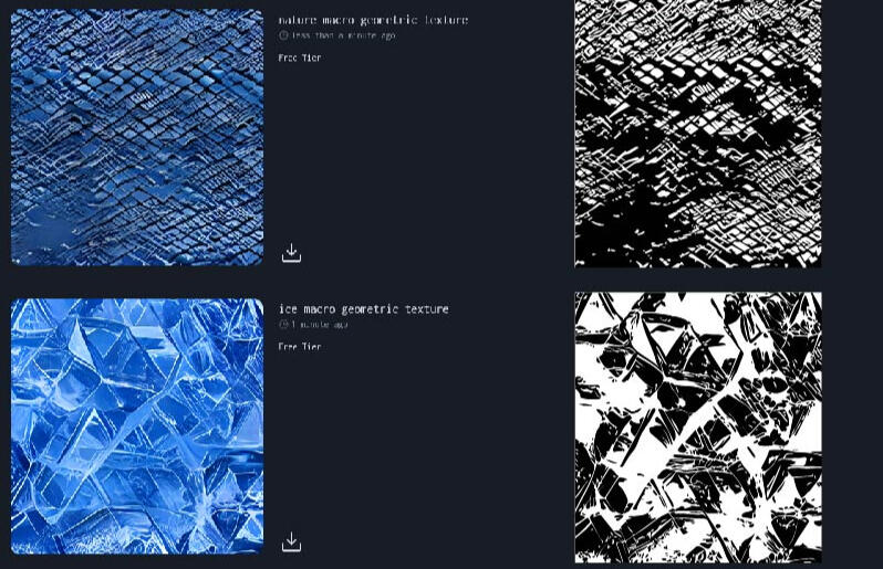 Iceberg textiles serie